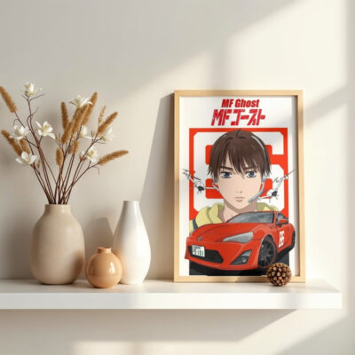 MF Ghost Katagiri with Car Wall Art
