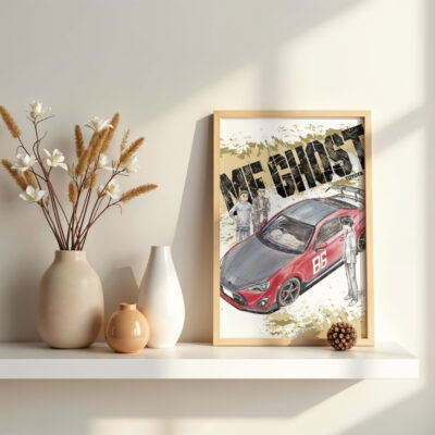 MF Ghost Three Characters Wall Art
