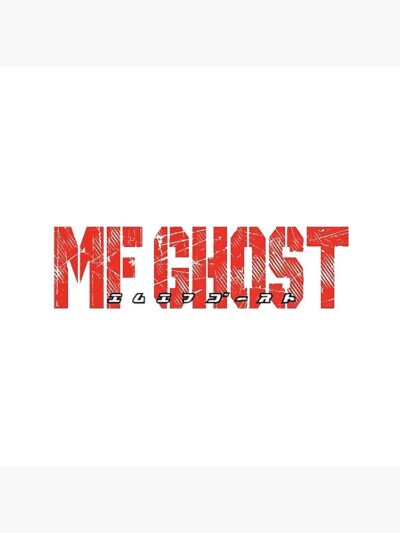 Alternative view of Logo Mf Ghost Japan Red Throw Pillow