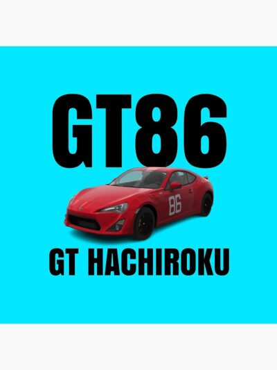 Alternative view of Gt Hachiroku Mf Ghost Throw Pillow