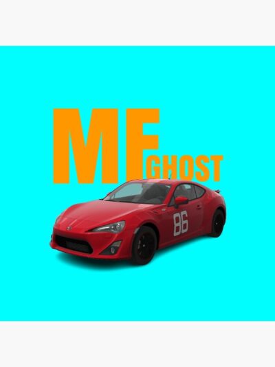 Alternative view of Mf Ghost Orange Text Tapestry