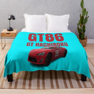 Gt Hachiroku Throw Blanket