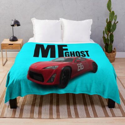 Hot Mf Ghost Throw Blanket