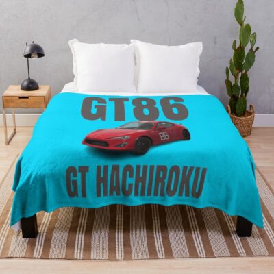 Gt Hachiroku Mf Ghost Throw Blanket