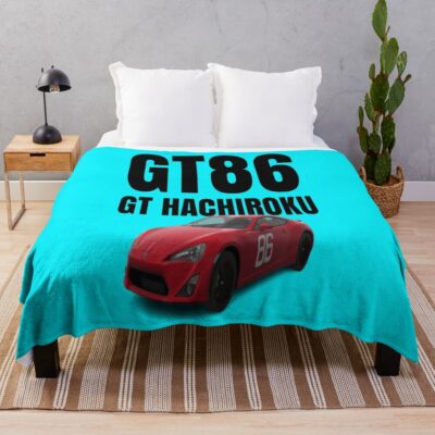 Gt Hachiroku Mf Ghost Throw Blanket