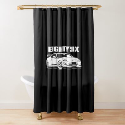 Gt86 Monochrome Shower Curtain