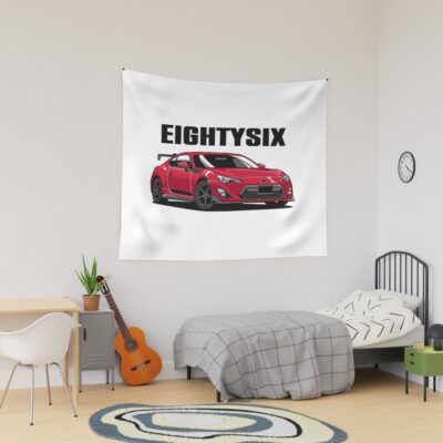 Red Gt86 Tapestry