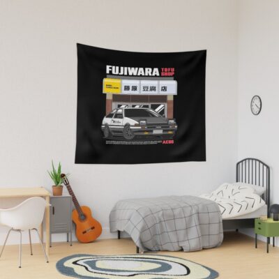 Toyota Corolla Ae86 Initial D Tapestry