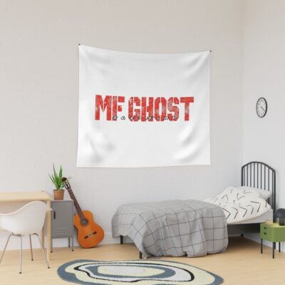 Logo Mf Ghost Japan Red Tapestry