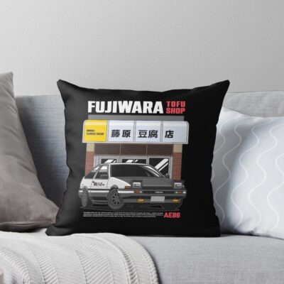 Toyota Corolla Ae86 Initial D Throw Pillow
