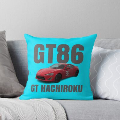 Gt Hachiroku Mf Ghost Throw Pillow
