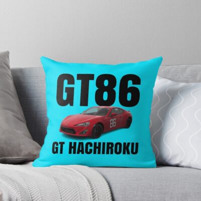 Gt Hachiroku Mf Ghost Throw Pillow