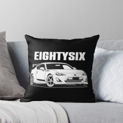 Gt86 Monochrome Throw Pillow